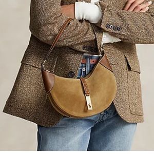 Polo ID Mini Suede Shoulder Bag